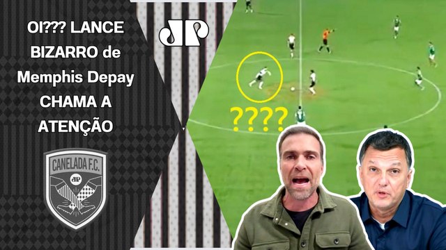 O QUE FOI ISSO??? LANCE BIZARRO de Memphis Depay em Palmeiras x Corinthians CHAMA A ATENÇÃO!