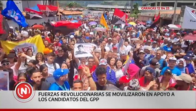 Pueblo bolivariano se moviliza en apoyo a inscripción de candidatos del GPPSB ante el CNE