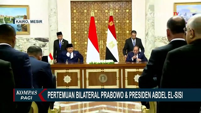 Presiden Prabowo Bertemu Presiden Mesir di Kairo, Bahas Konflik Gaza dan Kerja Sama Strategis
