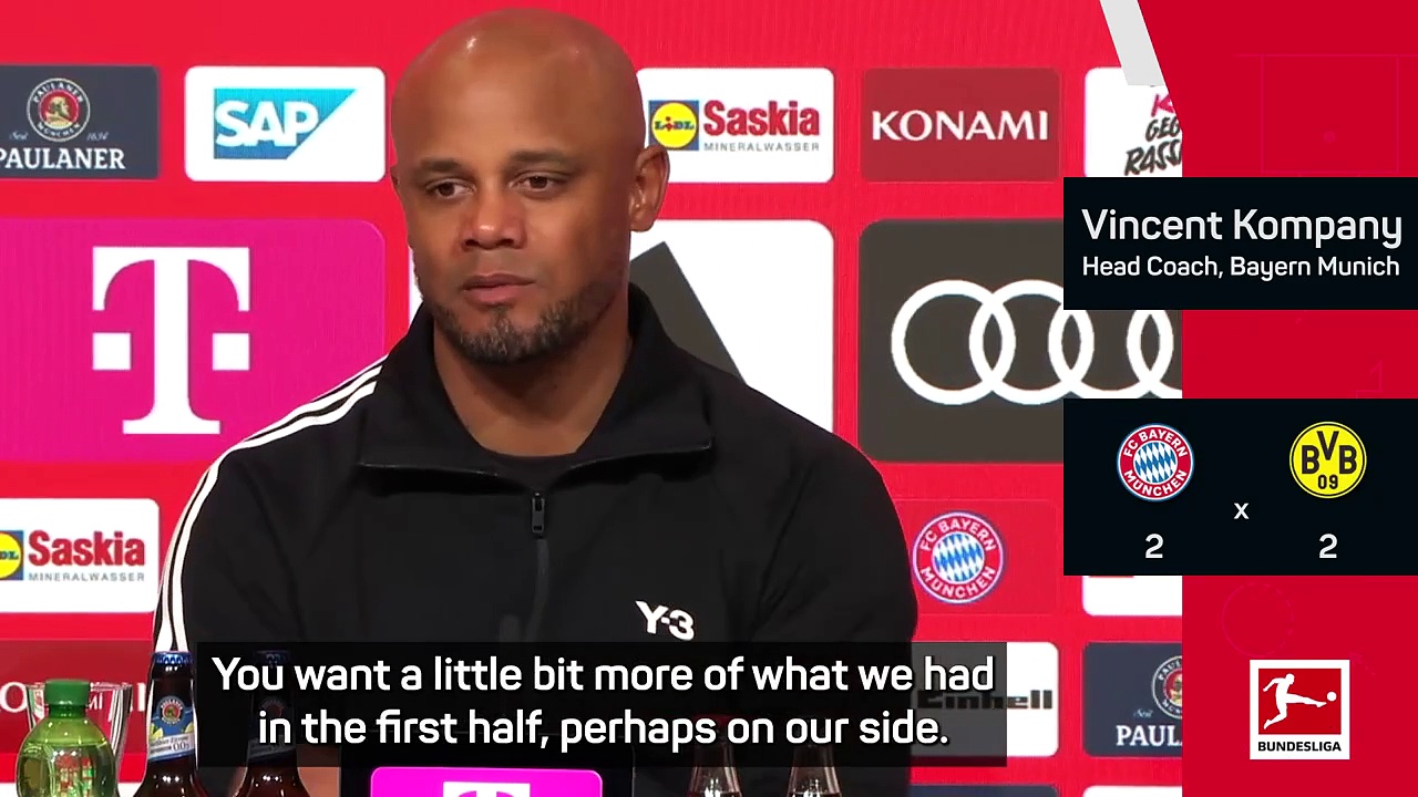 Kompany wanted more control than entertainment in Der Klassiker