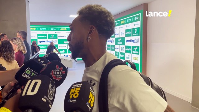 Martinez, volante do Corinthians, fala sobre derrota no clássico e que Corinthians quer mais títulos além do Paulistão.