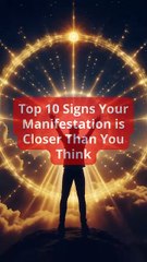 Top 10 Signs Your Manifestation is Closer Than You Think #mysticattraction #lawofattraction #top