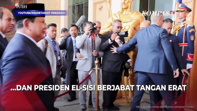 Kunjungan Dadakan Presiden Prabowo ke Akmil Mesir Bareng Presiden El-Sisi