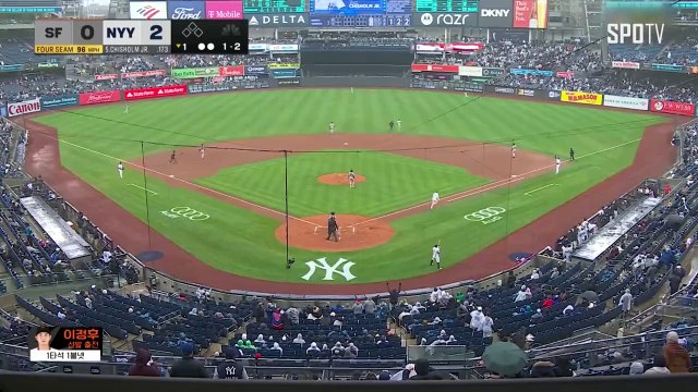 스포츠중계 빠른티비 [MLB] 샌프란시스코 vs 뉴욕 양키스 하이라이트 2025.04.13 (일) 0405