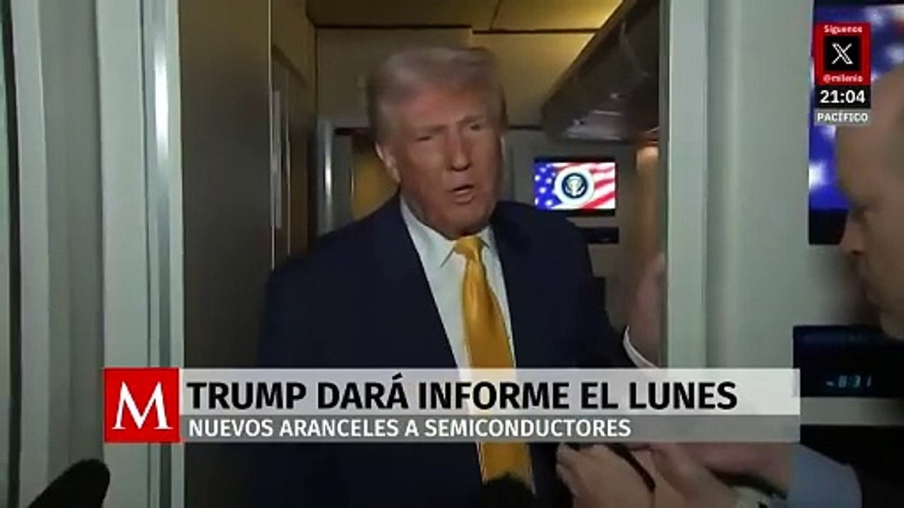 Donald Trump anunciará posible arancel a semiconductores en medio de tensiones con China