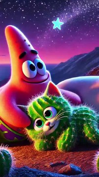 Cactus Cat and Patrick encountered a wolf monster during their adventure. Fortunately, there was Cactus Cat.#FastGrowthPlan #CuteCat