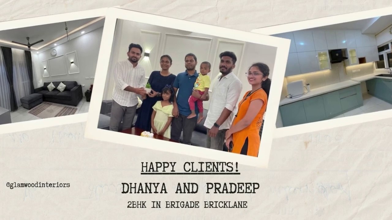 🏡 Mr. Pradeep’s 2BHK Dream Home Handover | Glamwood Interiors | Bangalore Interior Tour
