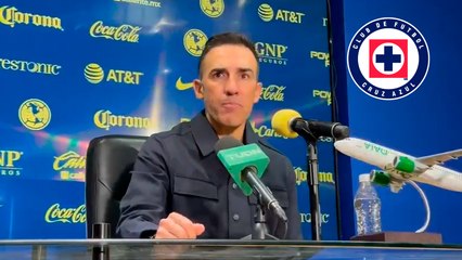 Vicente Sánchez inconforme con el empate de Cruz Azul en su visita al América: "Queríamos sumar de a 3"