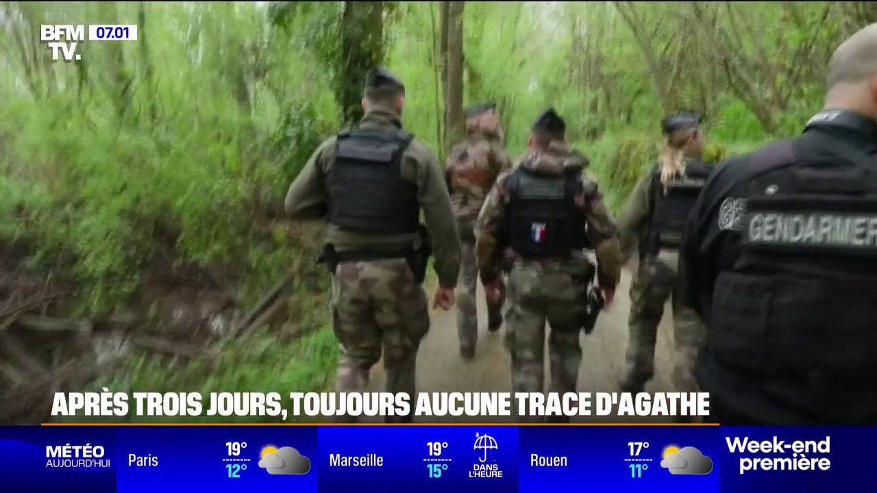 Disparition d'Agathe: les recherches se poursuivent ce dimanche, une quarantaine de gendarmes mobilisés