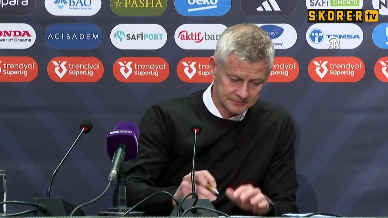 Beşiktaş Teknik Direktörü Ole Gunnar Solskjaer'in basın toplantısı