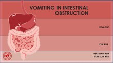 Vomiting in intestinal obstruction