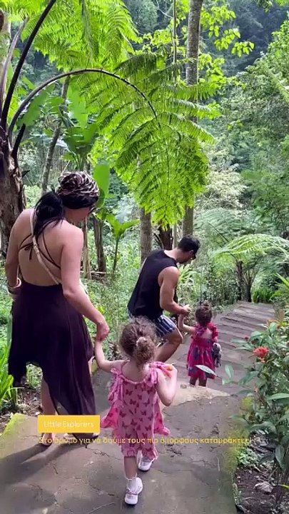 Σάκης Τανιμανίδης - Χριστίνα Μπόμπα: Οικογενειακές διακοπές στο Μπαλί με φόντο τροπικές εικόνες