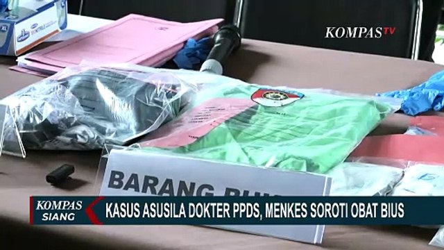 Soroti Kasus Asusila Dokter PPDS di Bandung, Menkes Heran Soal 'Kebebasan' Obat Bius