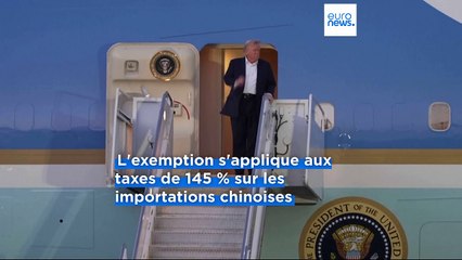 Les smartphones et les ordinateurs exemptés des nouveaux droits de douane imposés par Trump