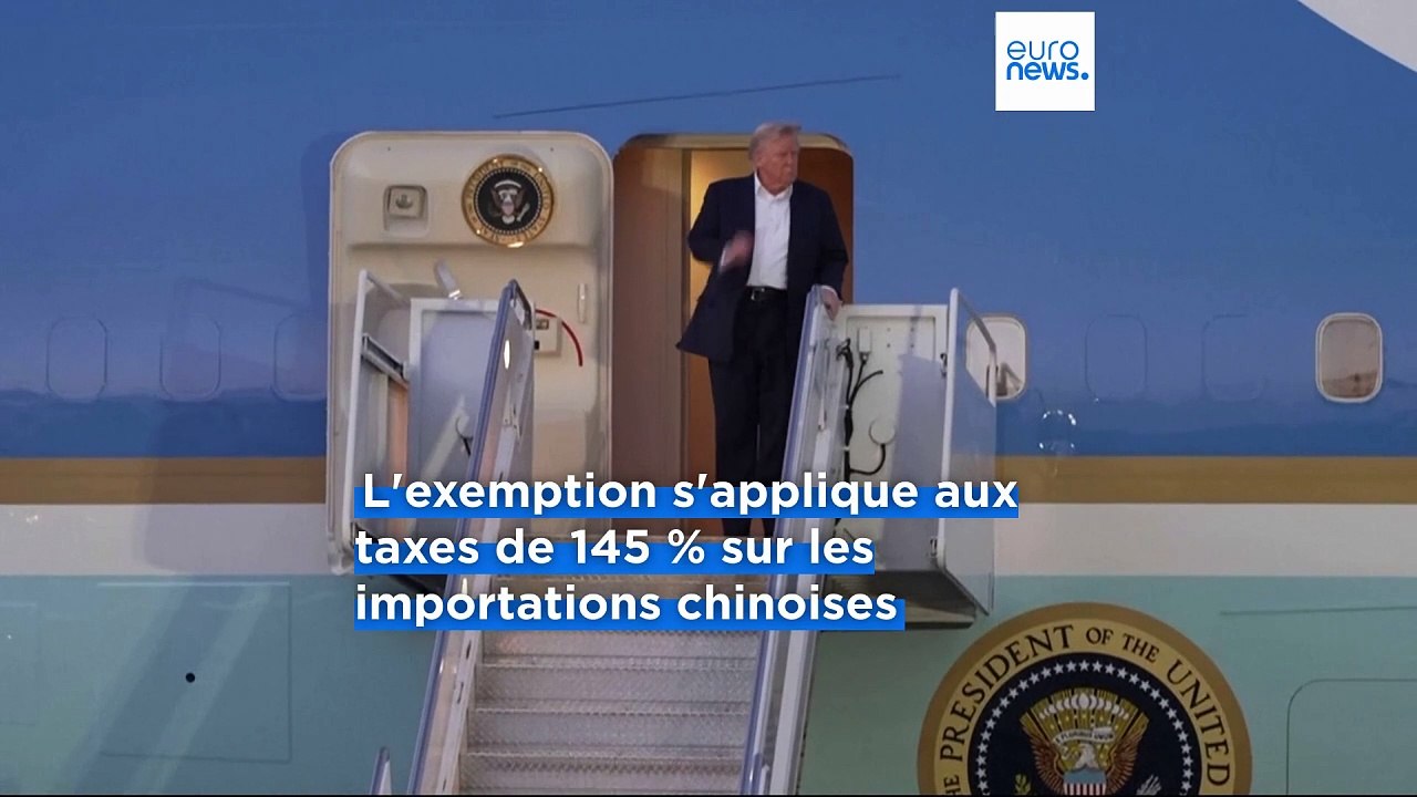 Les smartphones et les ordinateurs exemptés des nouveaux droits de douane imposés par Trump