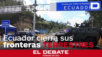Ecuador clausura sus fronteras terrestres por motivos de seguridad ante la segunda vuelta electoral