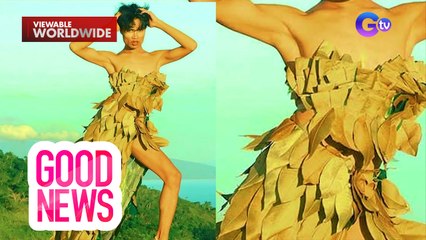 Transgender model, gumagawa ng gowns gamit ang mga bagay na inakalang patapon na! | Good News