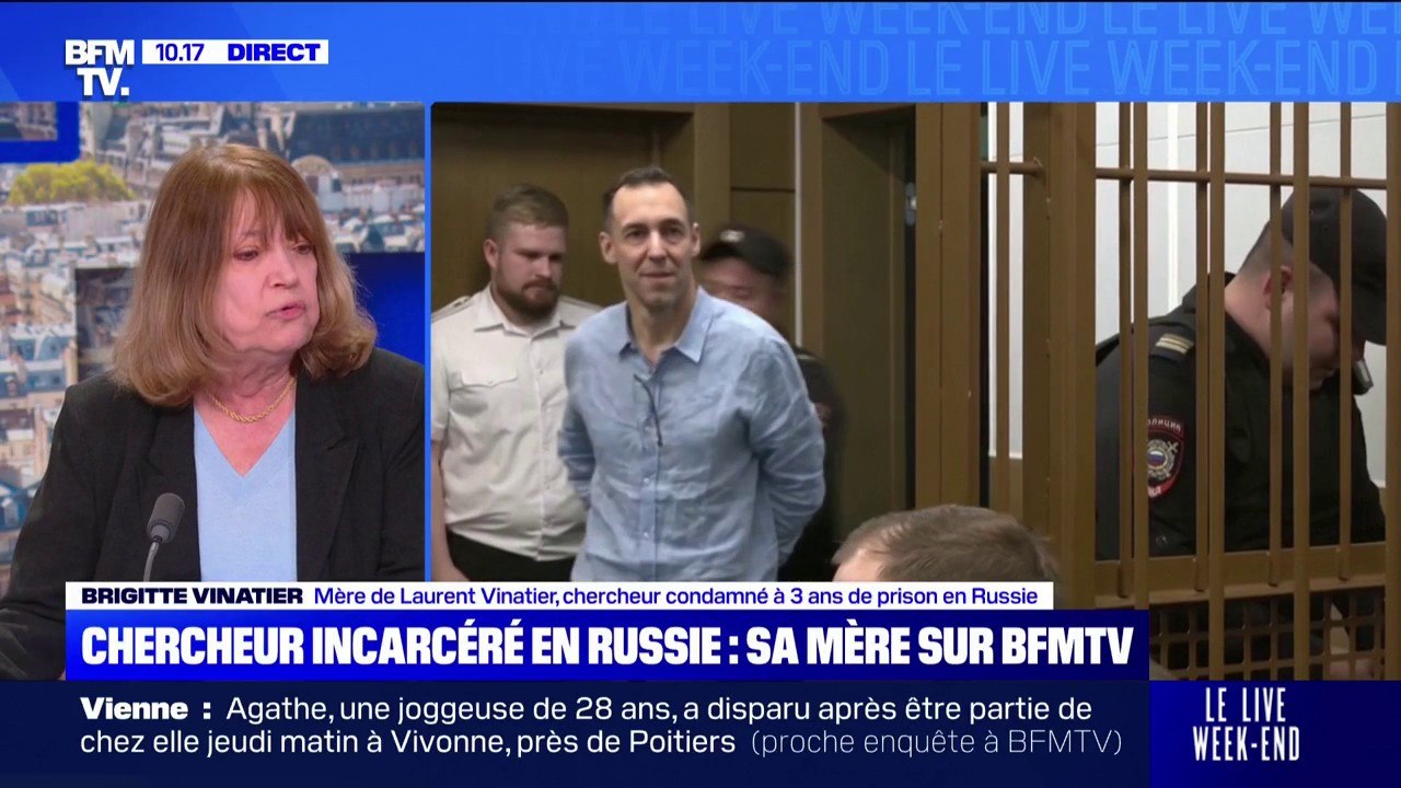 Transfert de Laurent Vinatier dans un centre pénitentiaire à 200km de Moscou: sa mère, Brigitte Vinatier, évoque "une inquiétude très importante"