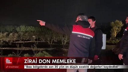 Zirai don memleketi vurdu