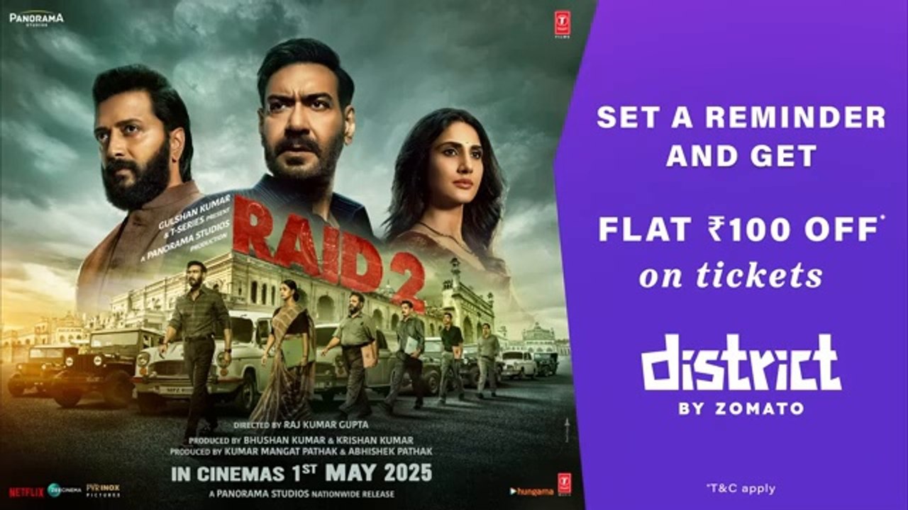 RAID_2__TRAILER___Ajay_D___Riteish_D___Vaani_K___Raj_K___Abhishek_P___Kumar_M___Bhushan_K,_Krishan_K(360p)