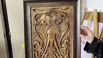 Divriği motifleri cevize ve bakıra hayat veriyor