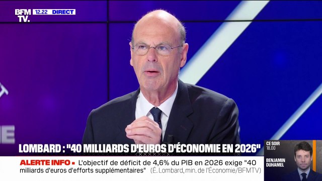 Retraites: C'est aux partenaires sociaux de fixer les efforts à réaliser, assure Éric Lombard