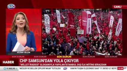 CHP Ssmsun'dan yola çıkıyor