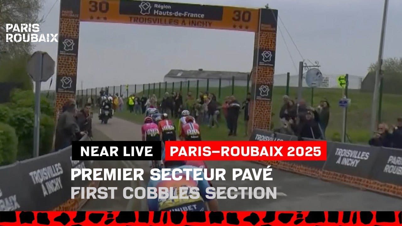 Paris-Roubaix 2025 - Premier secteur pavé
