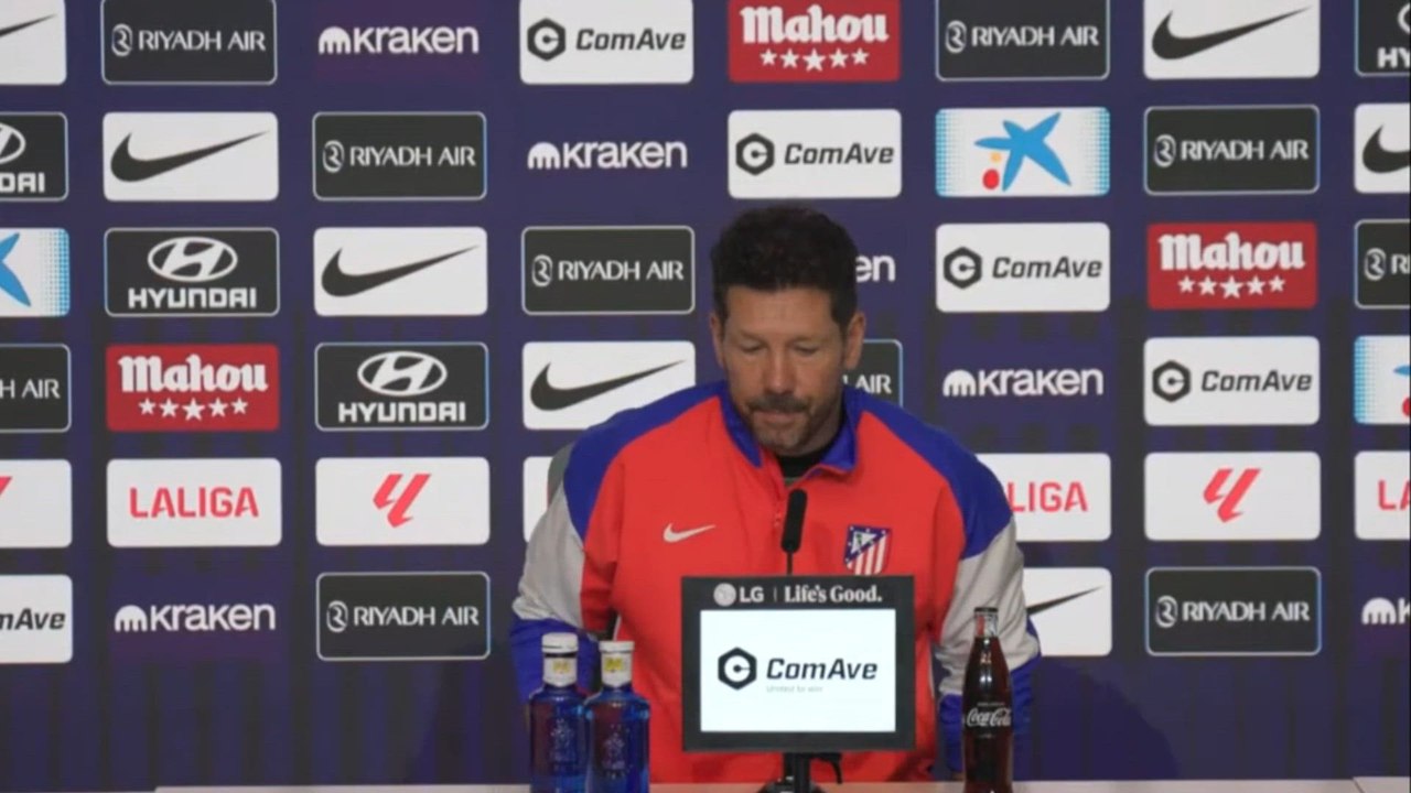 Rueda de prensa de Simeone, previa al Atlético de Madrid vs. Real Valladolid de LaLiga EA Sports