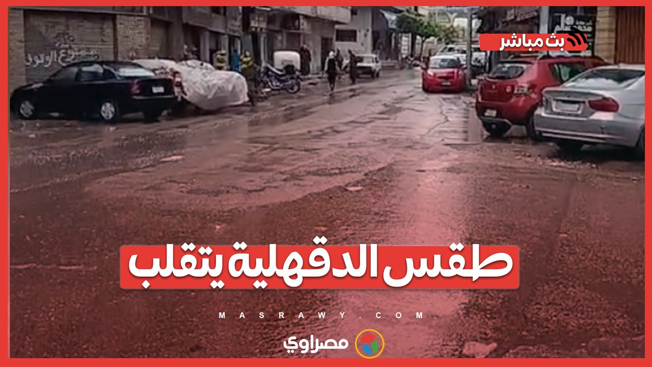 طقس الدقهلية يتقلب.. أمطار غزيرة وعواصف مفاجئة تضرب المحافظة