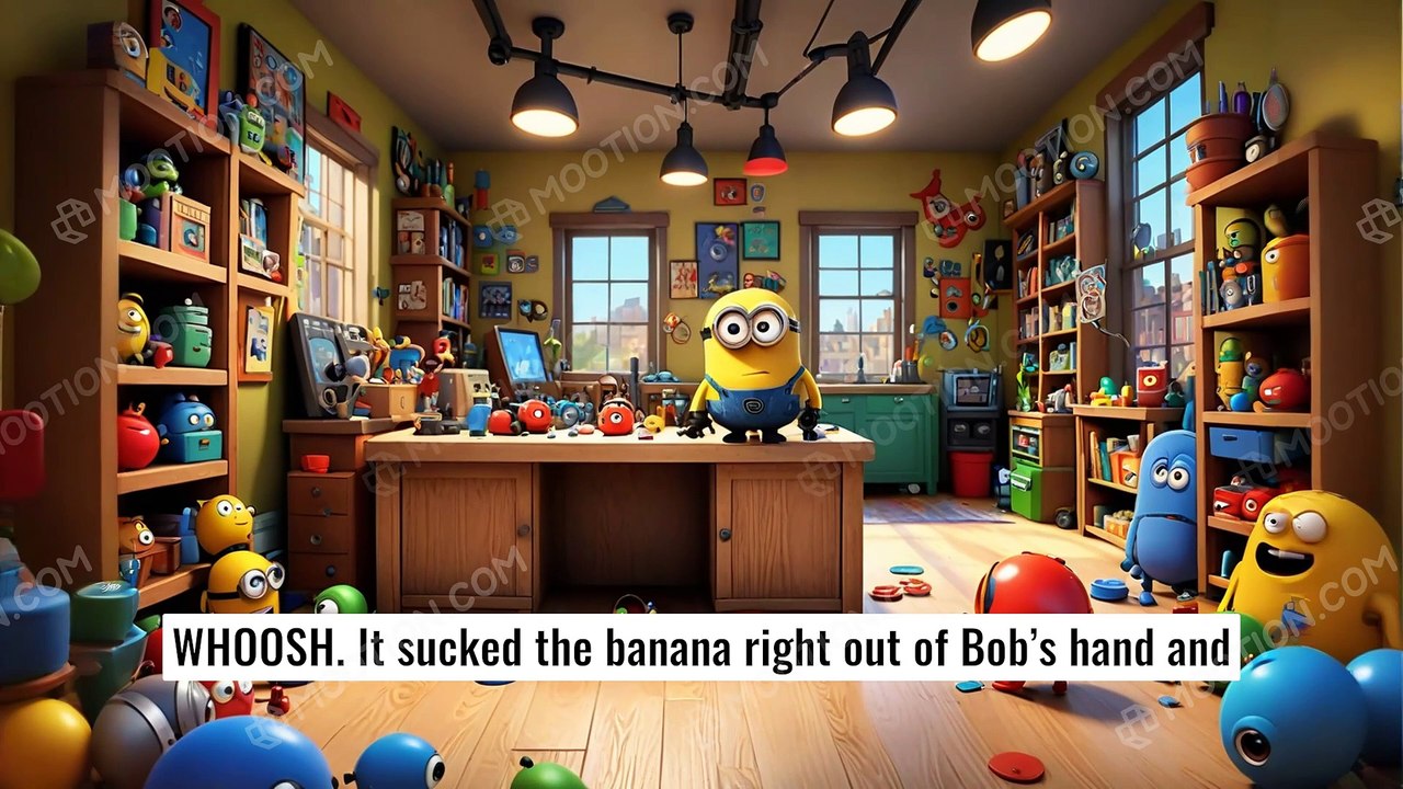 Minions and the Banana Blaster  | Funny Story for Kids | Laugh & Learn with Smile n Tales