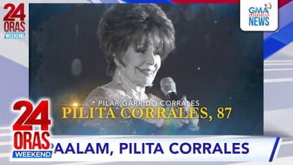 "Asia's Queen of Songs" Pilita Corrales, pumanaw na sa edad na 87 #shorts | 24 Oras Weekend