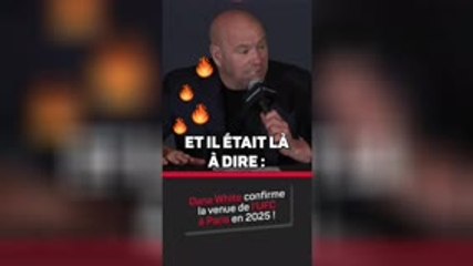 UFC - Le boss Dana White l'affirme, l'UFC va bel et bien revenir à Paris en 2025 !