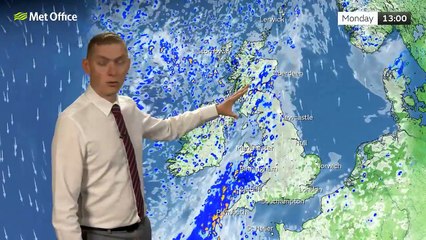Met Office Sunday evening weather forecast 13/04/2025