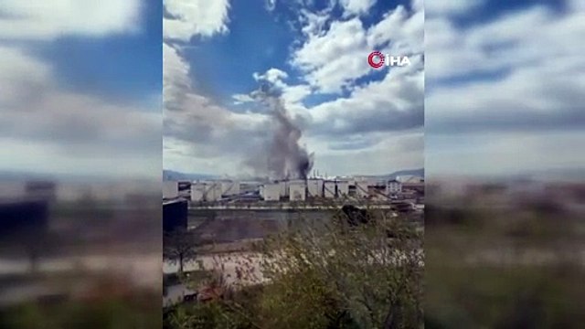 Akaryakıt dolum tesisinde tatbikat korkuttu