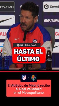 Simeone: Seguiremos con ilusión hasta el final del campeonato