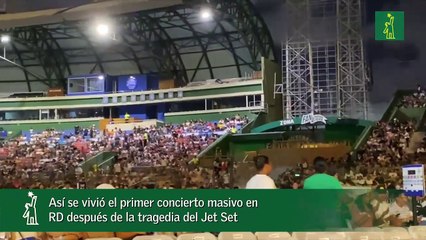 Así se vivió el primer concierto masivo en RD después de la tragedia del Jet Set