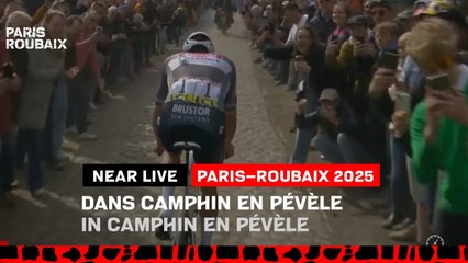 Paris-Roubaix 2025 - Van der poel dans Camphin en Pévèle