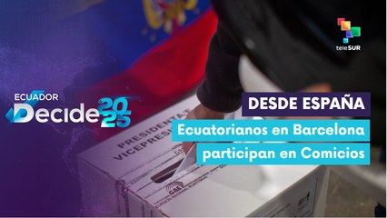 Miles de ecuatorianos en España participan en segunda vuelta presidencial
