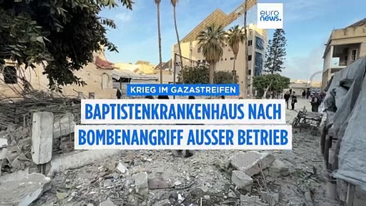 Gaza: Baptistenkrankenhaus nach Bombenangriff außer Betrieb