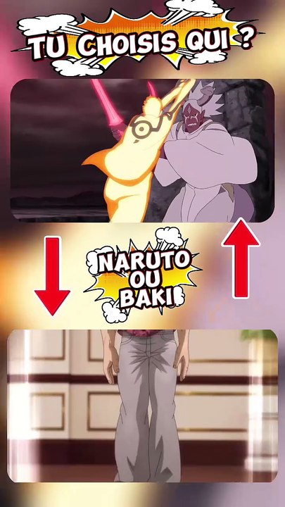Naruto Vs BAKI le combat des arts martiaux