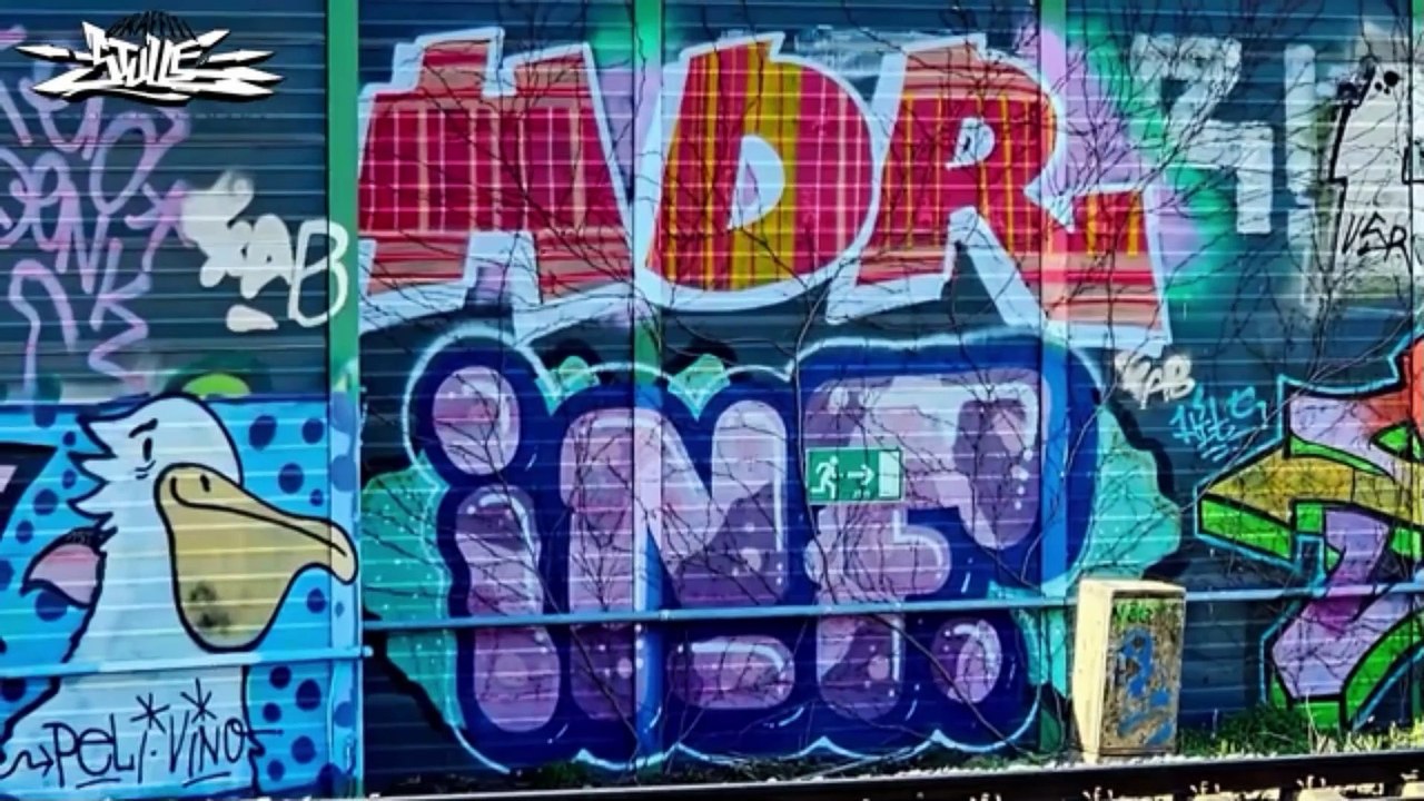 Graffiti Line // FRANKFURT AM MAIN Bhf. Galluswarte (( Real Life Tainment Tv Graffiti 2025 Video )