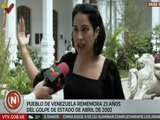 Caracas | Pueblo de Venezuela recuerda los hechos que marcaron el golpe de Estado del año 2002