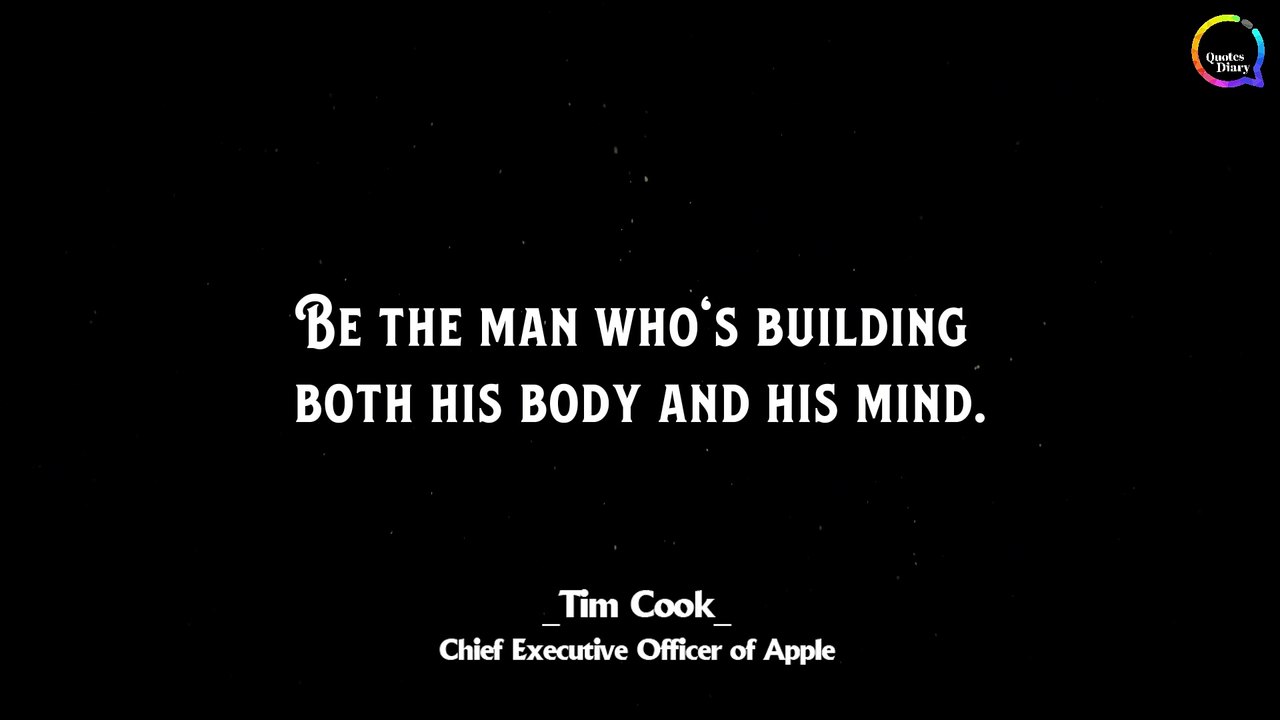 A Wise Man Never change decision because they! Tim Cook's Quotes On Life And Business