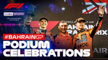 Podium Celebrations | Formula 1 Bahrain Grand Prix 2025