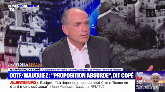 Jean-François Copé sur les propos de Laurent Wauquiez d'enfermer les OQTF à Saint-Pierre-et-Miquelon : C'est une proposition absurde
