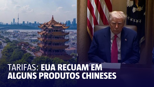 EUA isentam alguns produtos eletrônicos chineses das tarifas de Trump