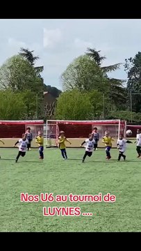 Nos U6 en tournoi chez nos amis de LUYNES