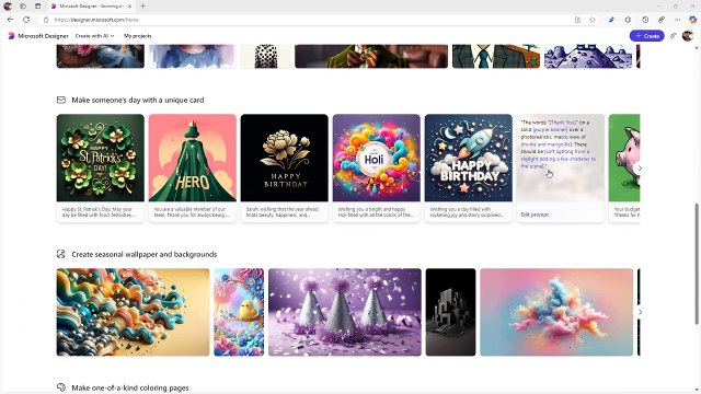 Microsoft Designer 50 Accessing, Managing and Deleting your Projects