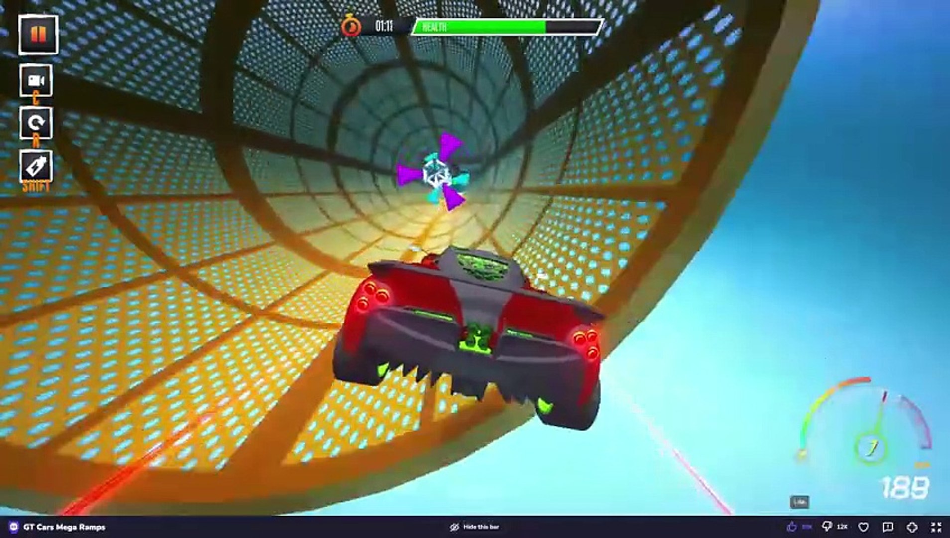 ⁣#GT Cars Mega Ramps #gaming #gta5 #pcgaming #redwanrobygaminga